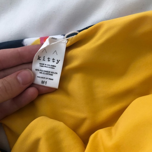 kitty and vibe swim reversible triangle swimsuit - Picture 4 of 7